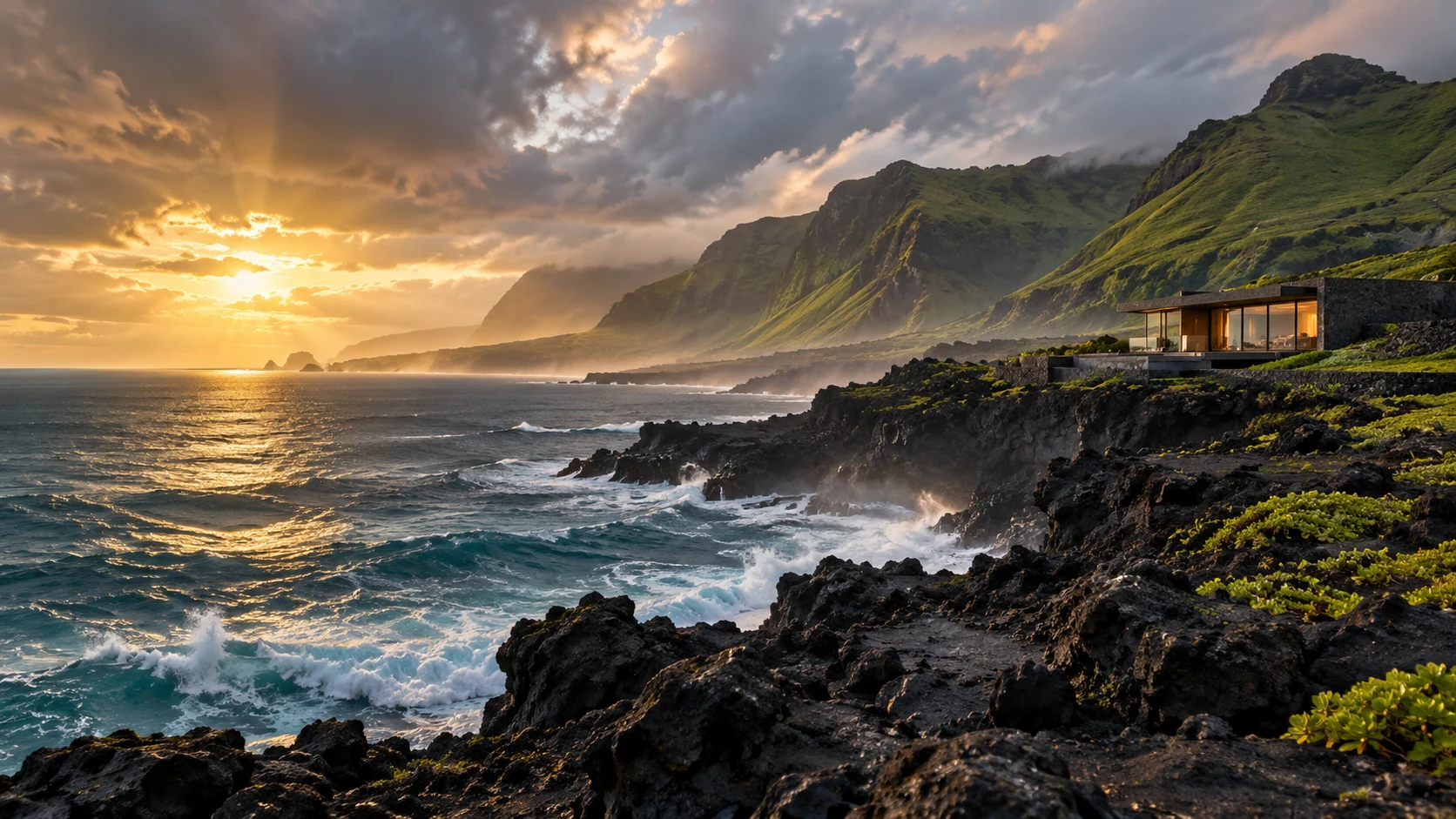 Generated landscape of Lanzarote